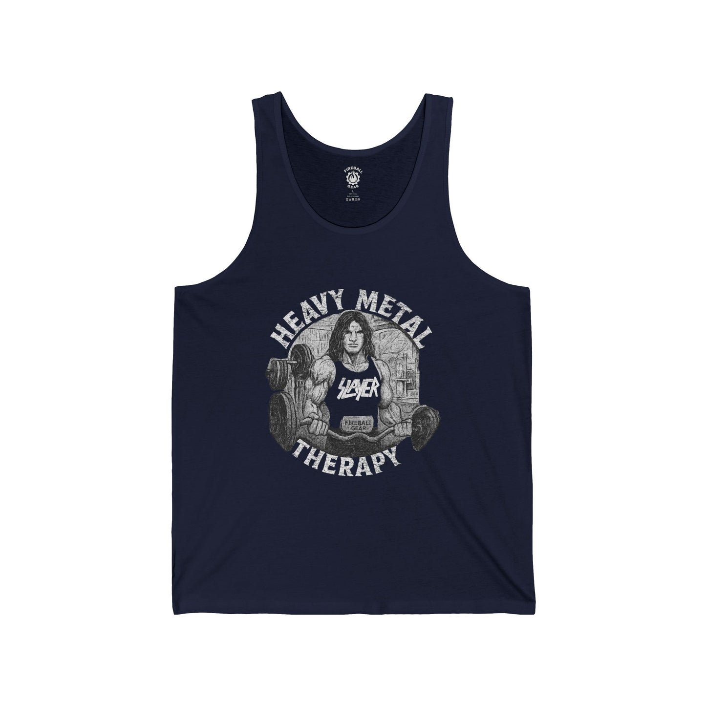 Heavy Metal Therapy - Unisex Jersey Tank Top