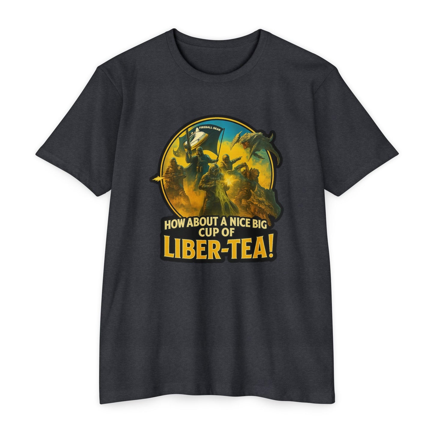 Hell Divers - Have a Nice Big Cup of LIBRA-TEA! - Unisex T-shirt