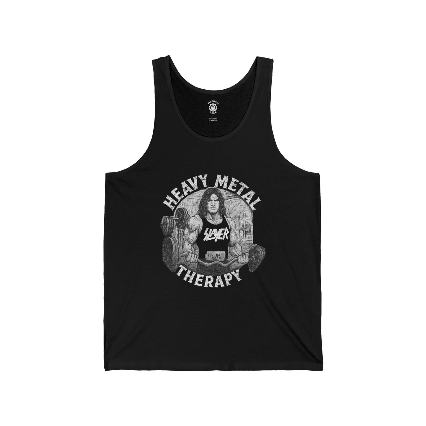 Heavy Metal Therapy - Unisex Jersey Tank Top