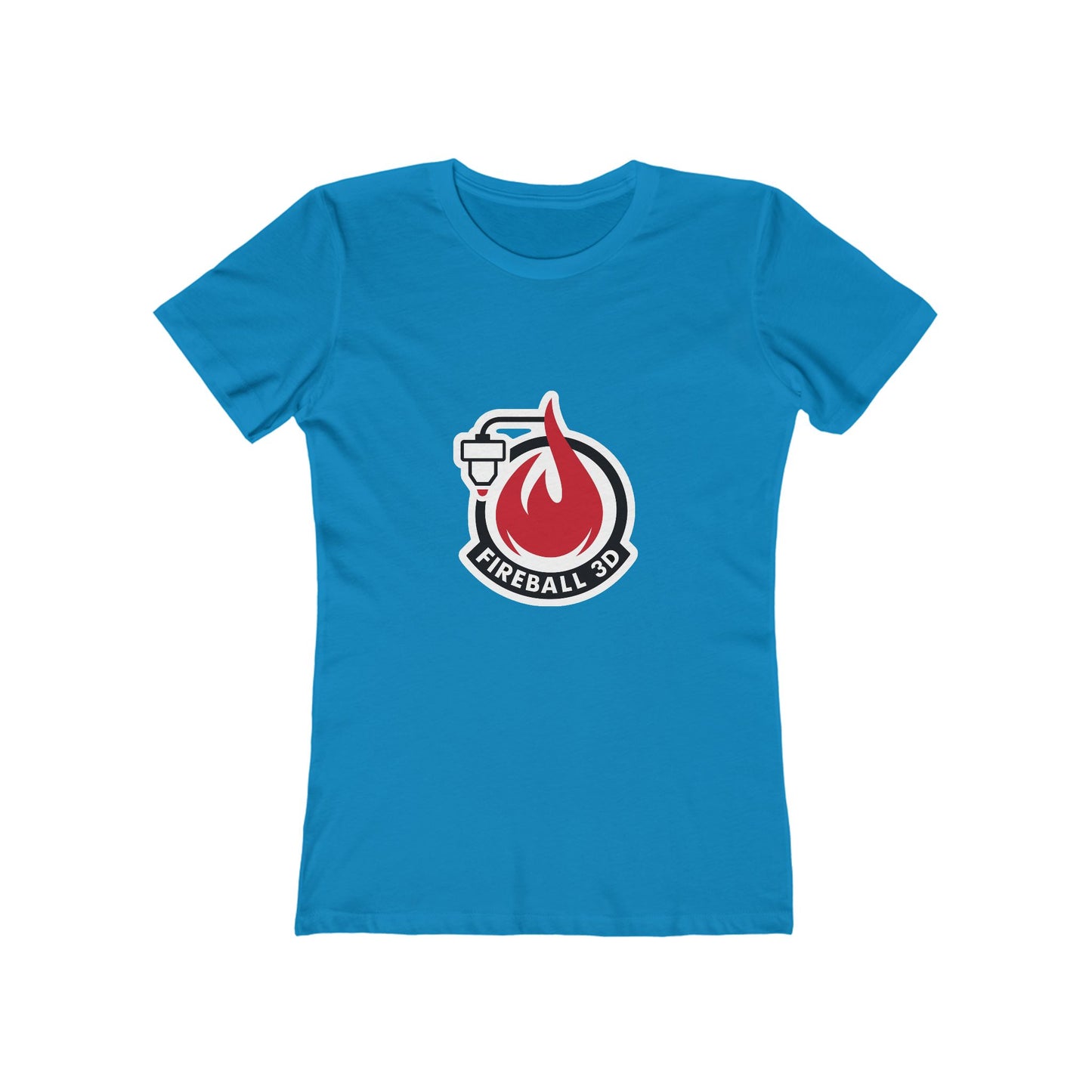 Fireball 3D Logo - Women's Slim Fit T-shirt