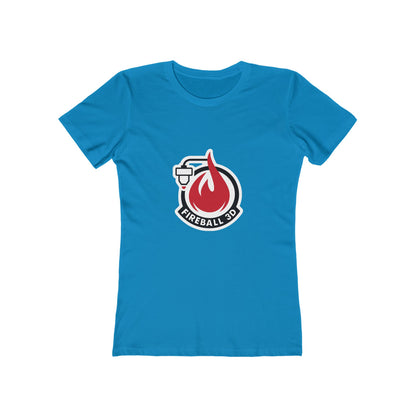 Fireball 3D Logo - Women's Slim Fit T-shirt