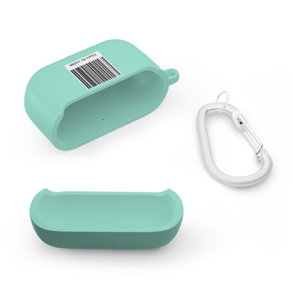 Beast Mode AirPods Case Cover – Black & Red Flame Gear – Personalized with Your Gym Barcode