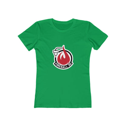 Fireball 3D Logo - Women's Slim Fit T-shirt