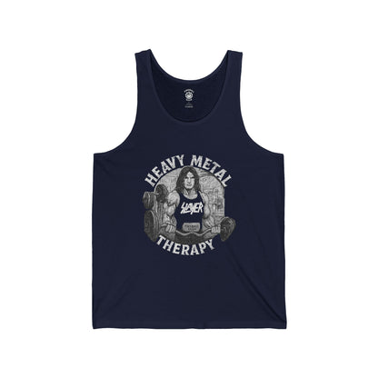 Heavy Metal Therapy - Unisex Jersey Tank Top