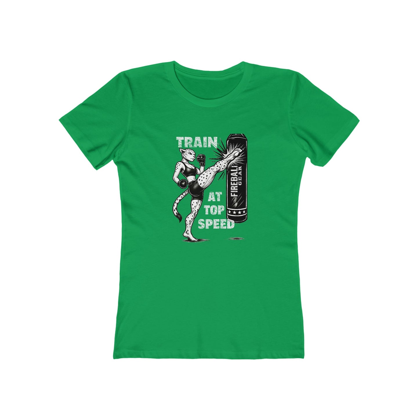 Beast Mode Series - Train at Top Speed -  Women's Slim Fit - Fitness T-shirt