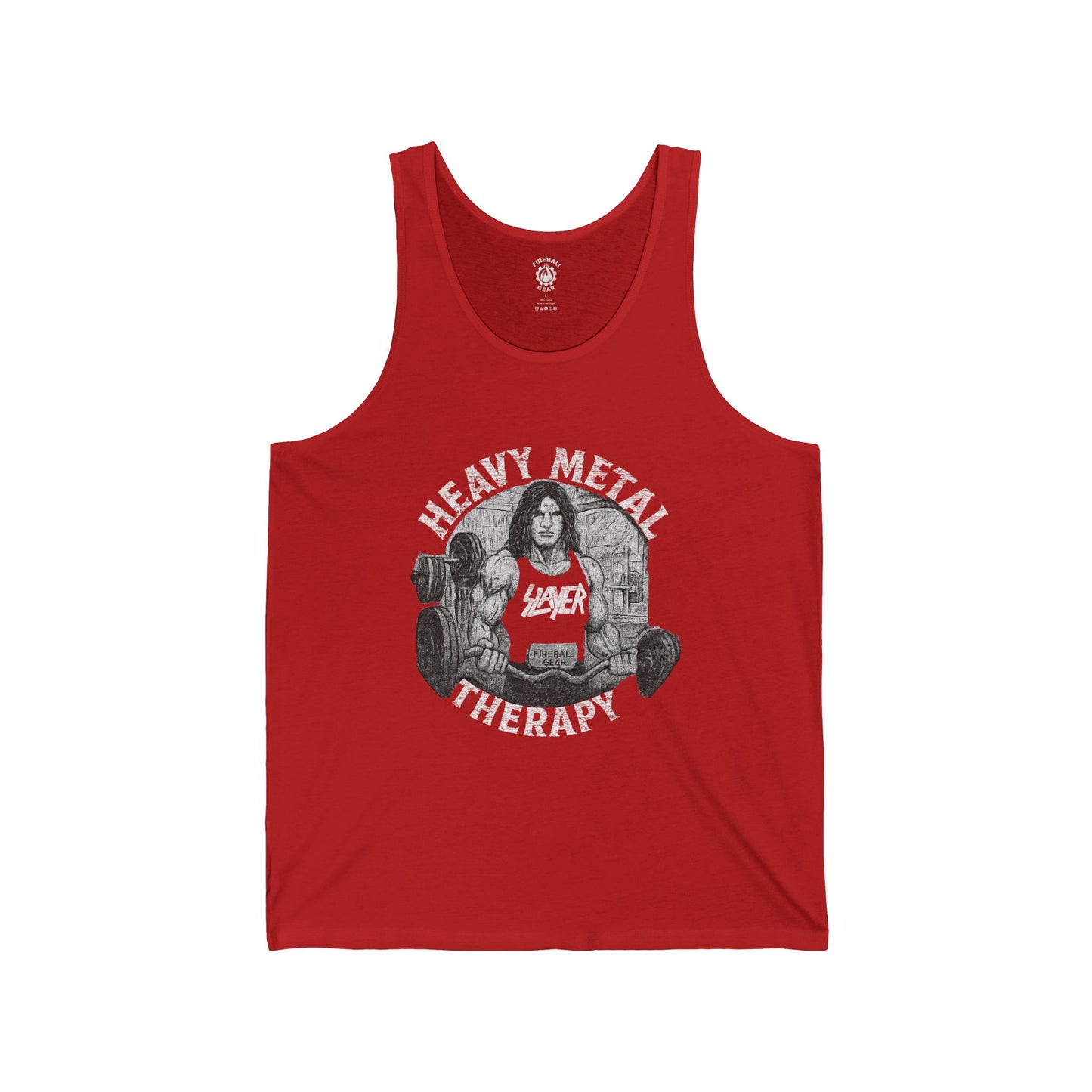Heavy Metal Therapy - Unisex Jersey Tank Top