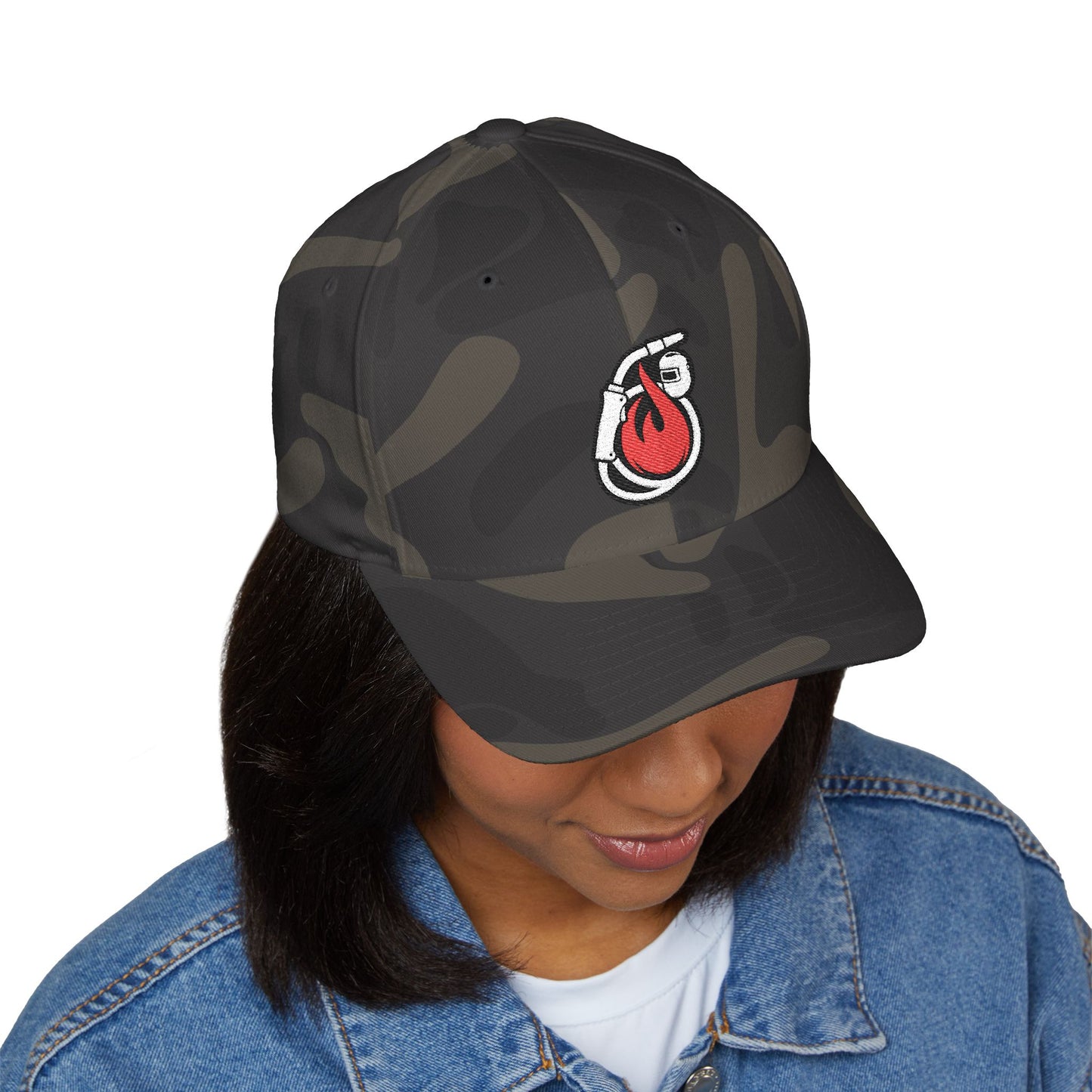 Fireball Fabrication - Brand Logo - No Text - Flexfit Cap