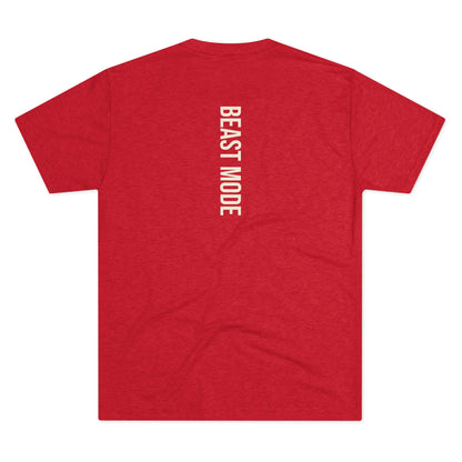 Beast Mode Series - Train Like a Beast, Rise Like a King - Triblend T-shirt