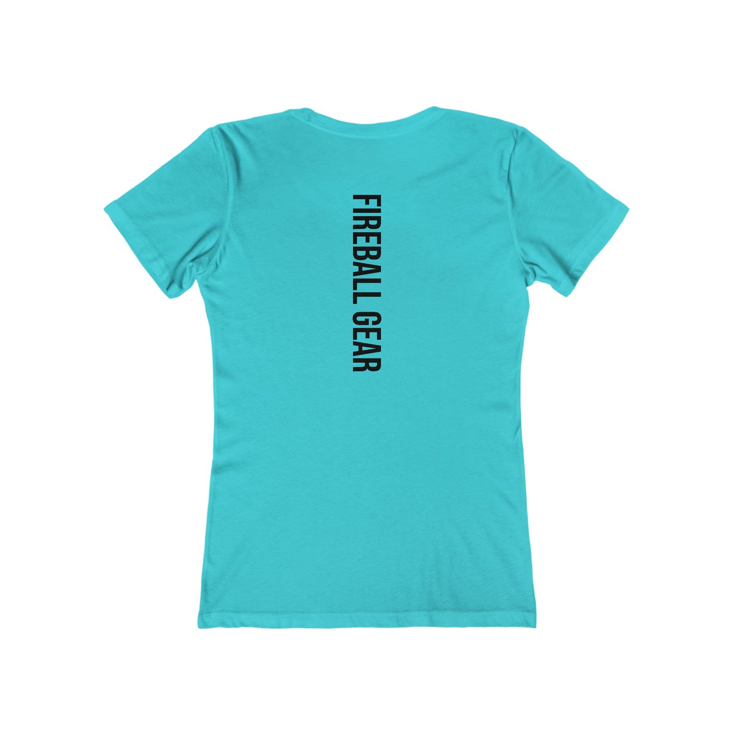 Fireball Gear - Flame & Gear - Black - Women's Slim Fit - Fitness T-shirt