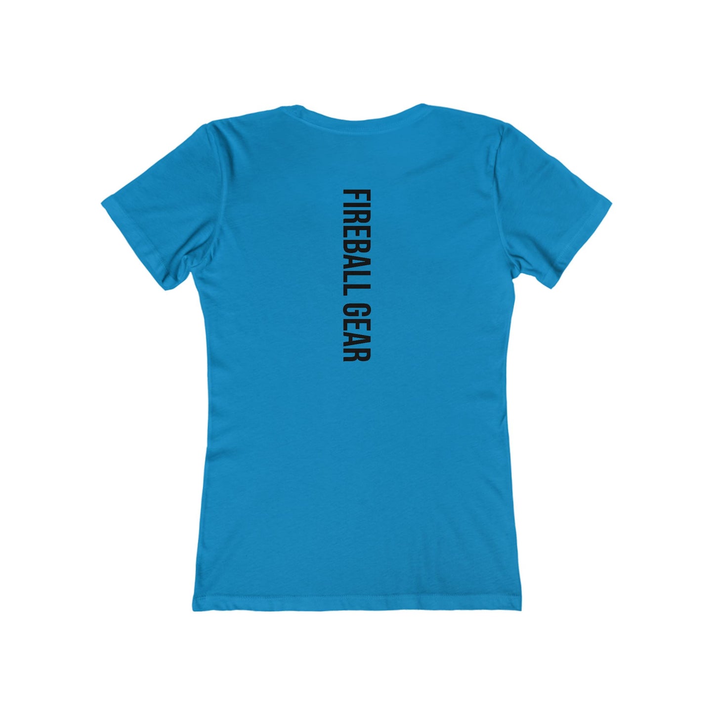 Fireball Gear - Flame & Gear - Black - Women's Slim Fit - Fitness T-shirt