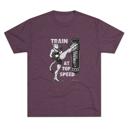 Beast Mode Series - Train at Top Speed Female - Unisex Triblend T-shirt