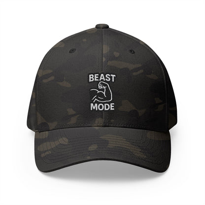 Beast Mode Series - Arm Flex - FlexFit Embroidered Baseball Cap