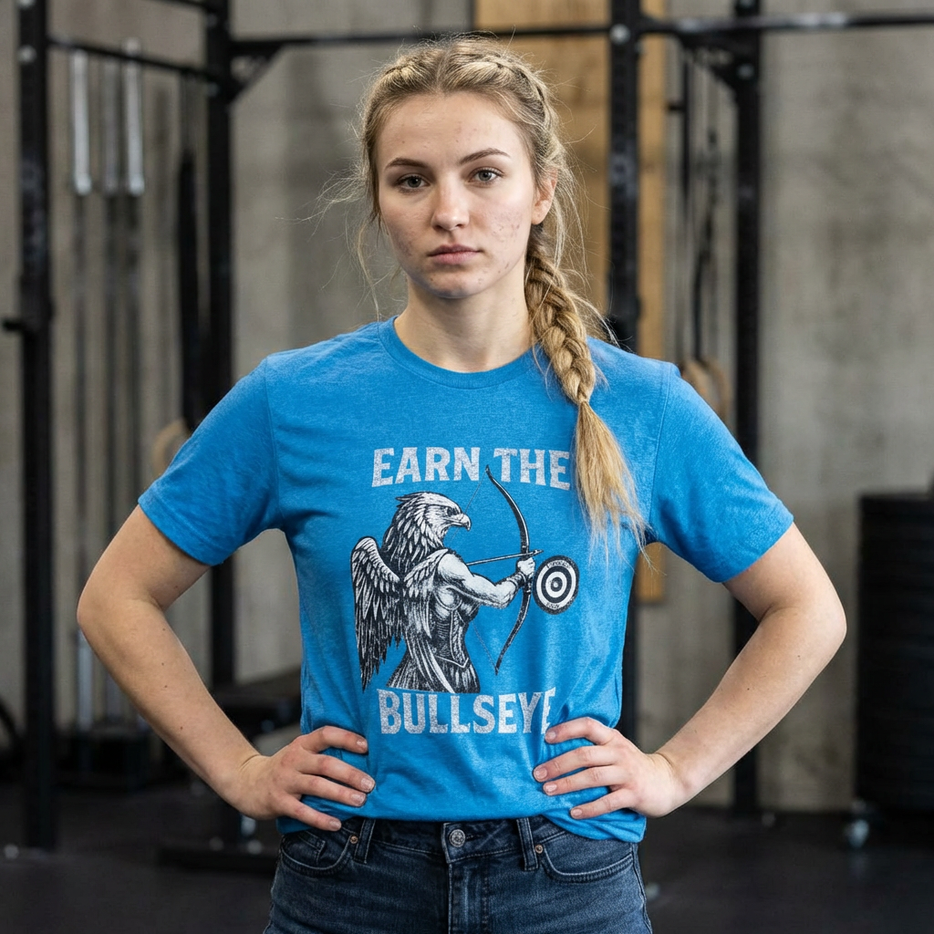 Beast Mode Series - Earn the Bullseye - Fitness Triblend T-shirt