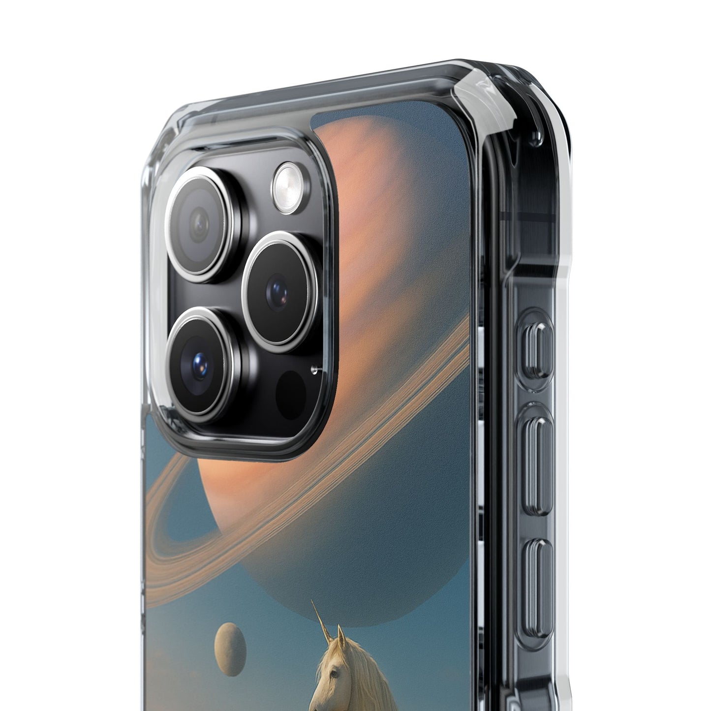 Cosmic Unicorn Dreamscape - Magnetic Clear Impact iPhone Cases