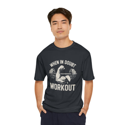 When in Doubt Workout - Polyester T-shirt