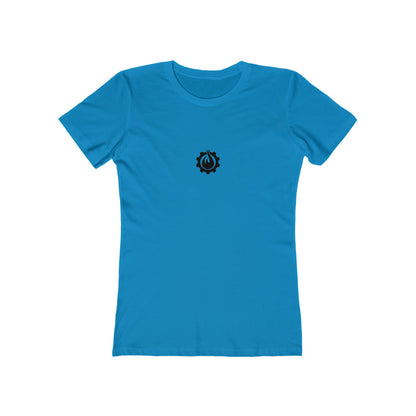 Fireball Gear - Flame & Gear - Black - Women's Slim Fit - Fitness T-shirt