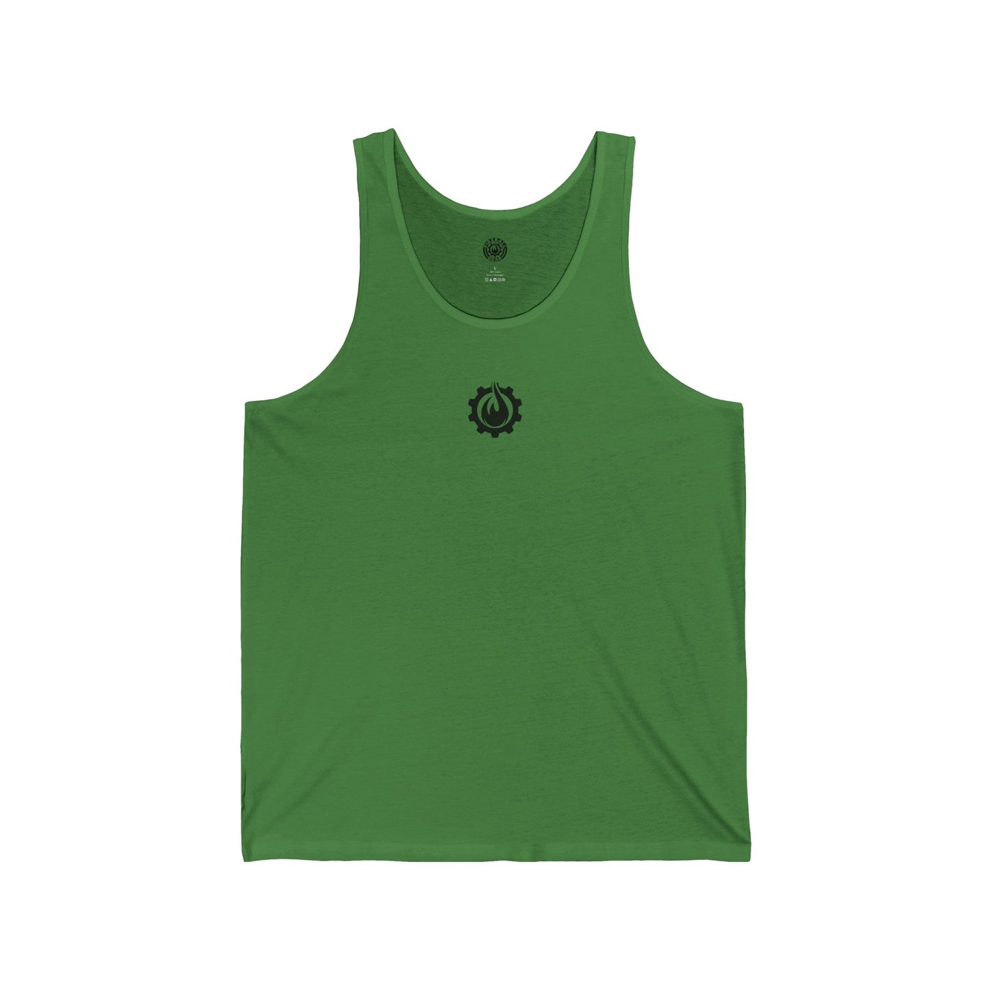Fireball Gear - Flame & Gear - Black - Fitness Jersey Tank Top