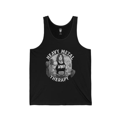 Heavy Metal Therapy - Unisex Jersey Tank Top