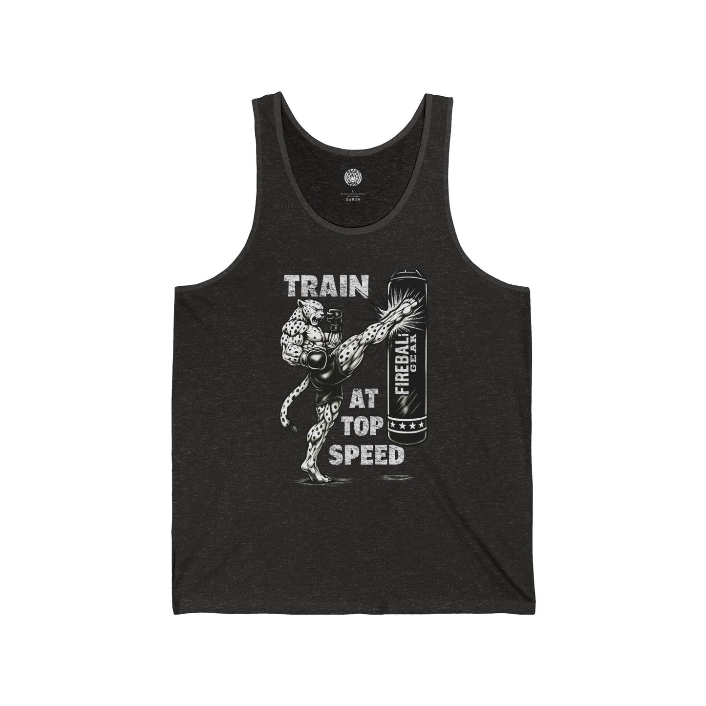 Beast Mode Series - Train at Top Speed - Unisex Jersey Tank Top