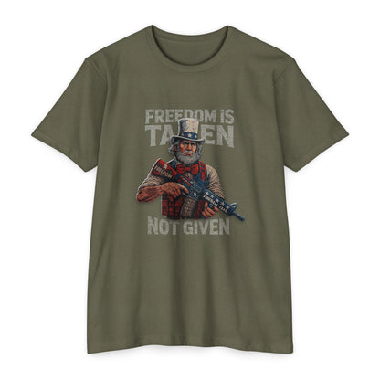 Freedom is Taken, Not Given - Gaming T-shirt