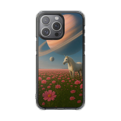 Cosmic Unicorn Dreamscape - Magnetic Clear Impact iPhone Cases