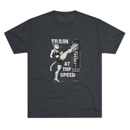 Beast Mode Series - Train at Top Speed Female - Unisex Triblend T-shirt