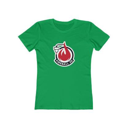 Fireball 3D Logo - Women's Slim Fit T-shirt