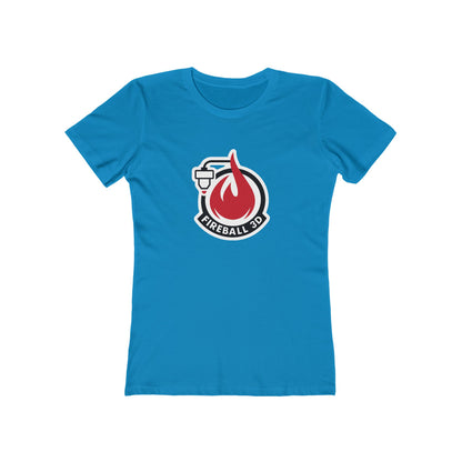 Fireball 3D Logo - Women's Slim Fit T-shirt