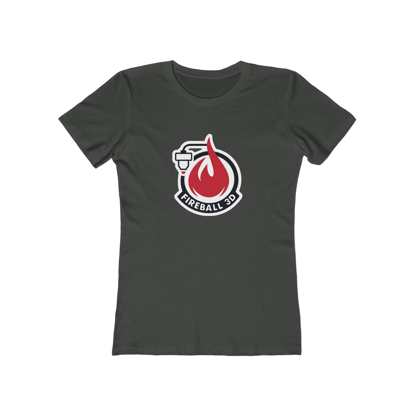 Fireball 3D Logo - Women's Slim Fit T-shirt