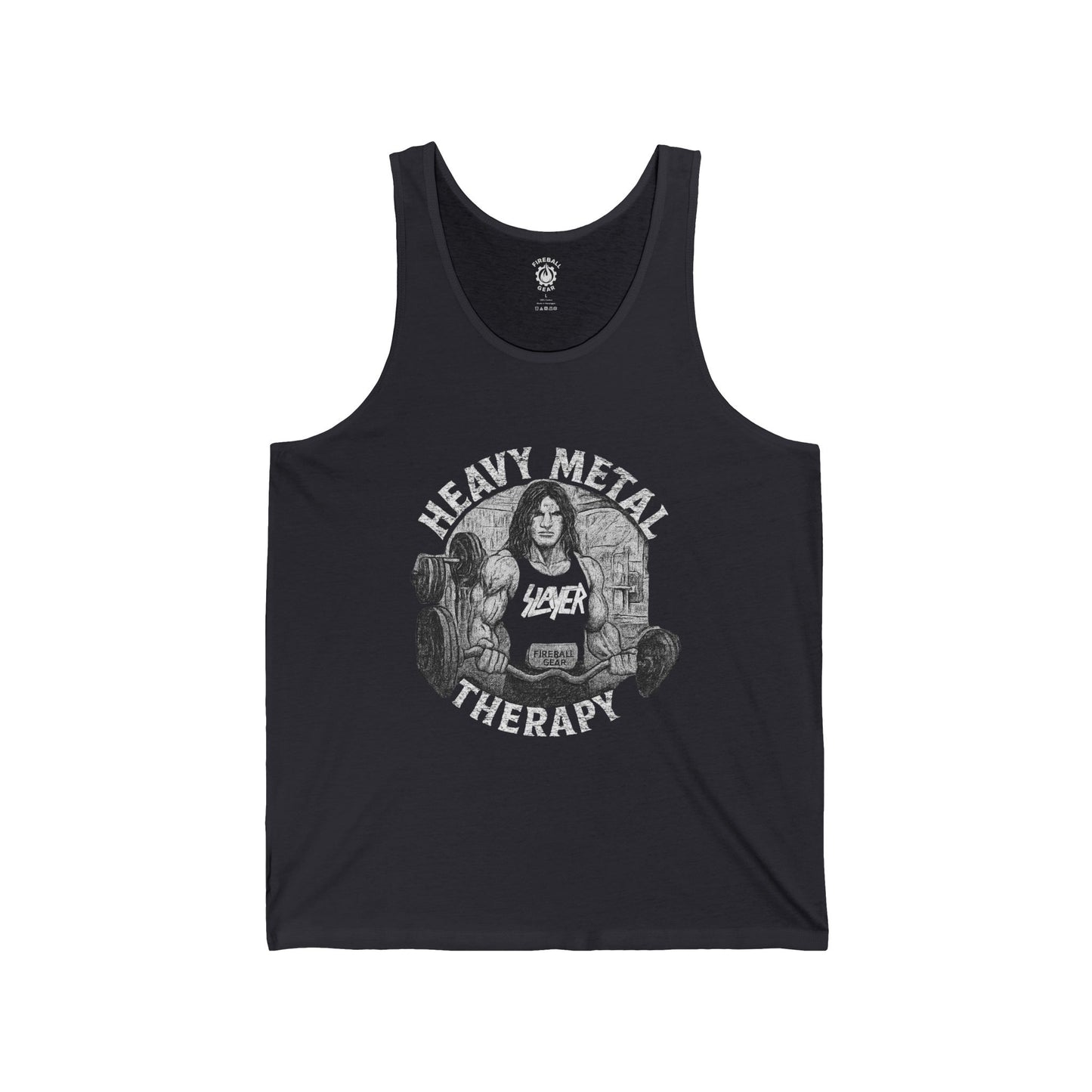 Heavy Metal Therapy - Unisex Jersey Tank Top