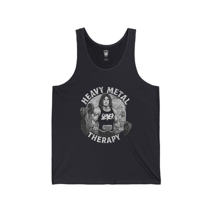 Heavy Metal Therapy - Unisex Jersey Tank Top