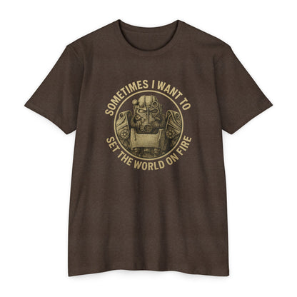 Sometimes I Want to, Set the World on Fire - Gaming T-shirt