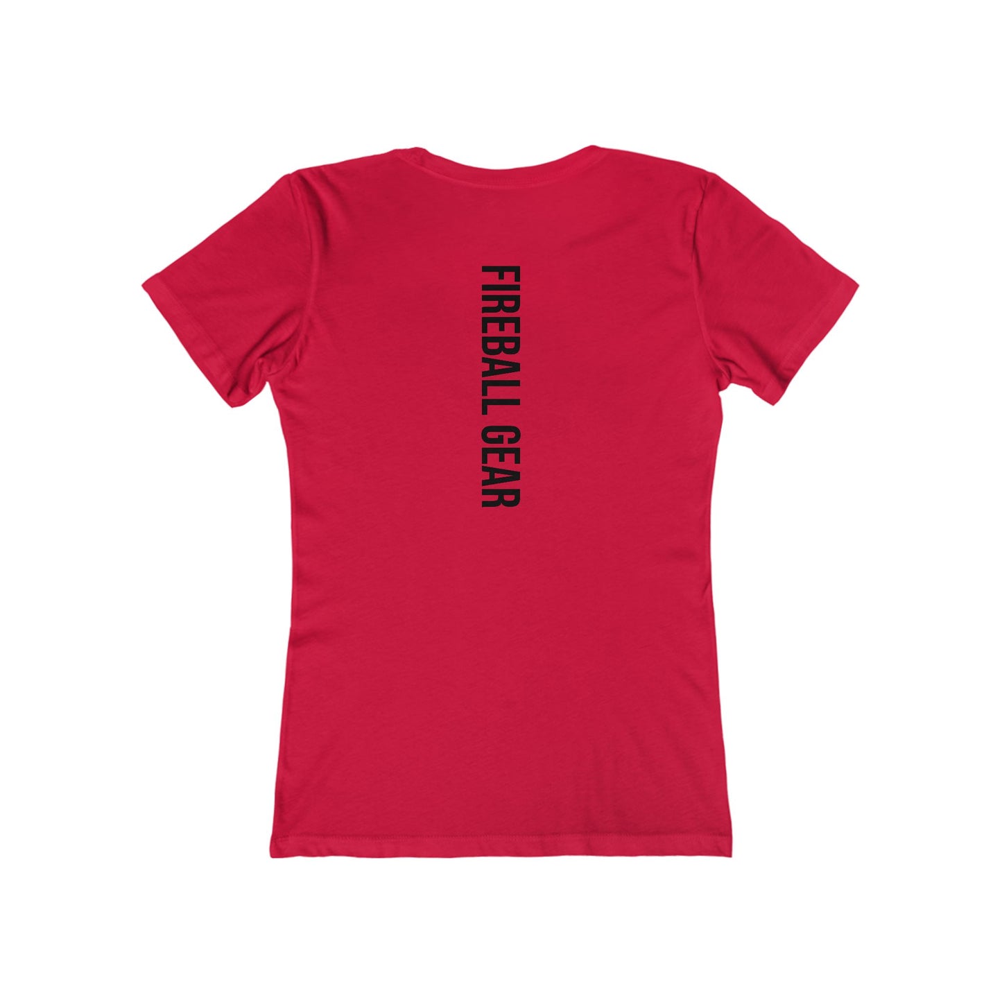 Fireball Gear - Flame & Gear - Black - Women's Slim Fit - Fitness T-shirt