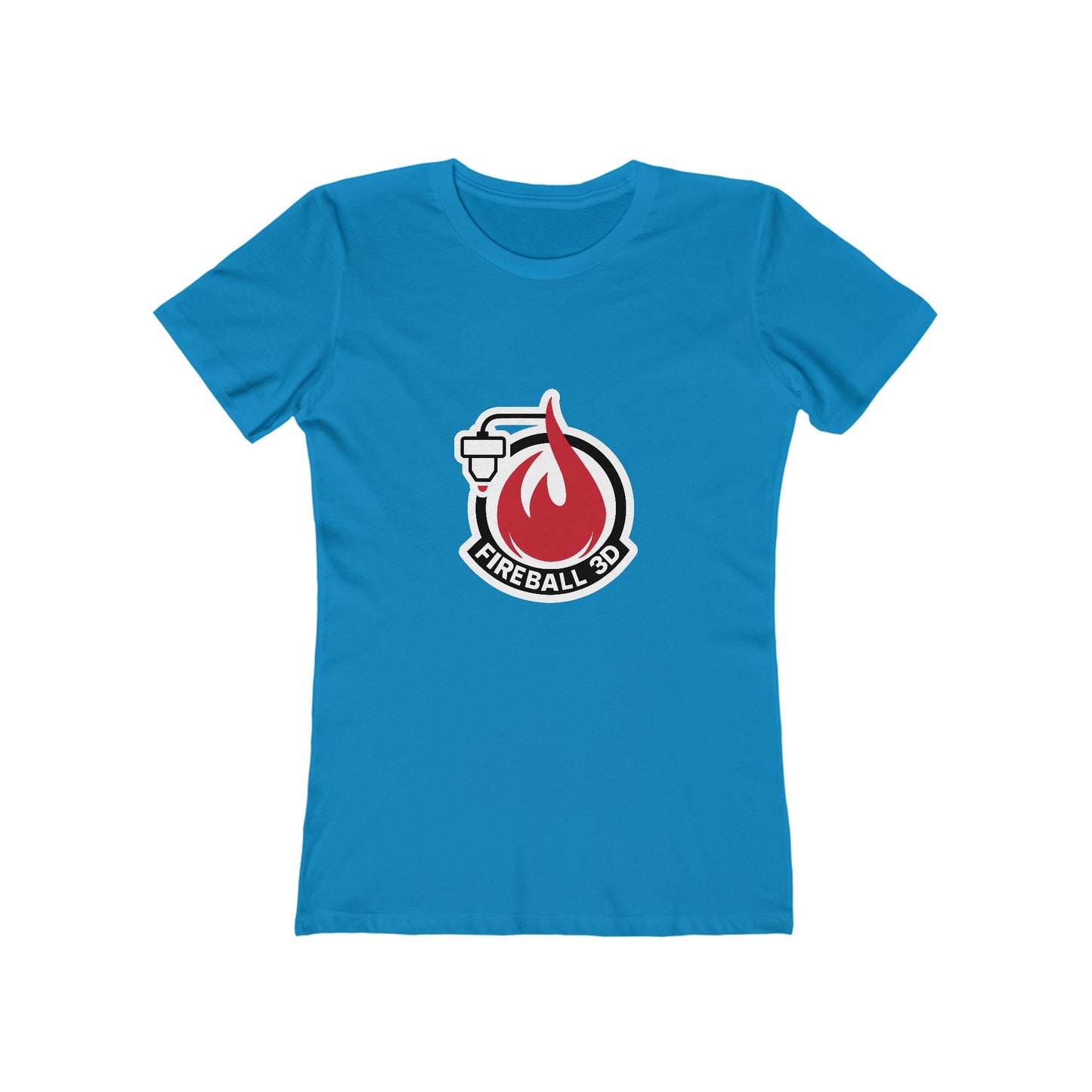 Fireball 3D Logo - Women's Slim Fit T-shirt